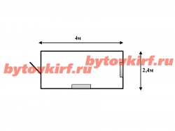Жилой дачный вагончик 4м
